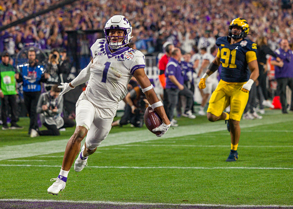 Quentin Johnston Wr Tcu Cleveland