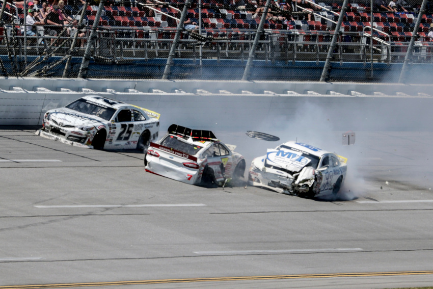 Rockford Driver Scott Melton Suffers Broken Leg In Arca Race Mlive