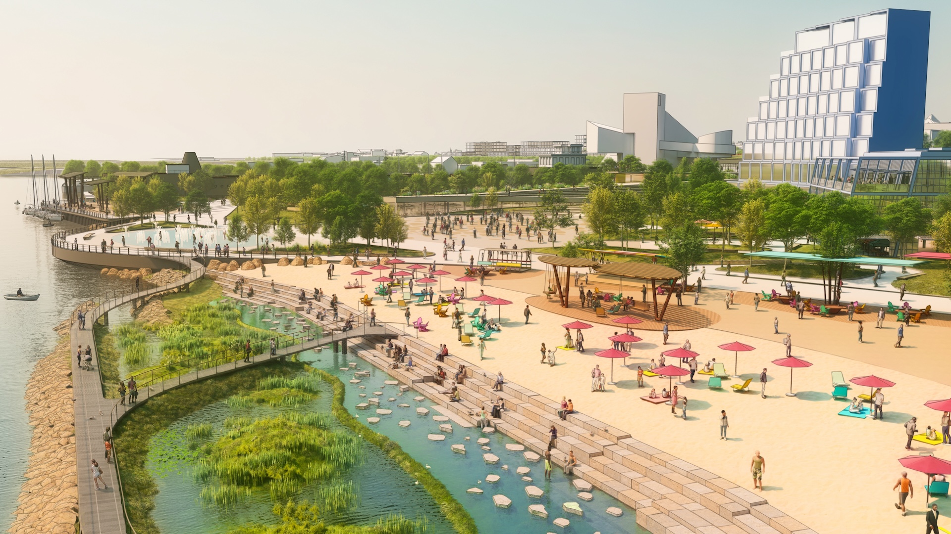 Latest Plans For Downtown Cleveland Lakefront At 60 Completion