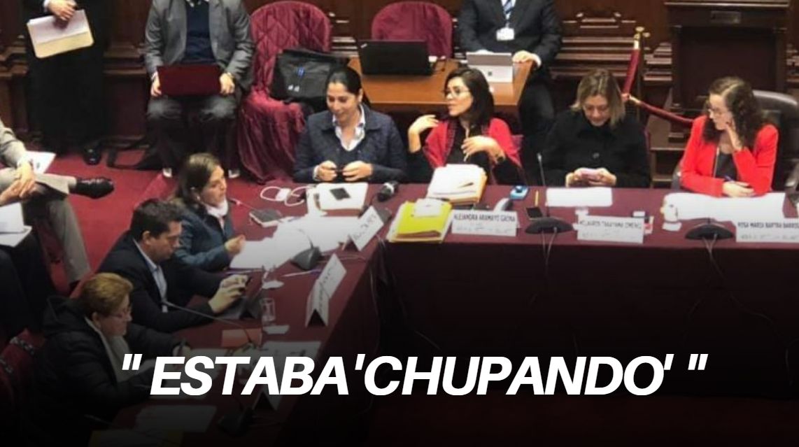 Úrsula Letona se olvió de apagar su micrófono en el Congreso y pasó