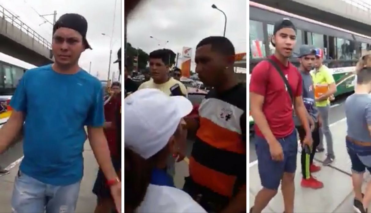 Facebook Video Viral Pelea Entre Venezolanos Y Peruanos Genera La