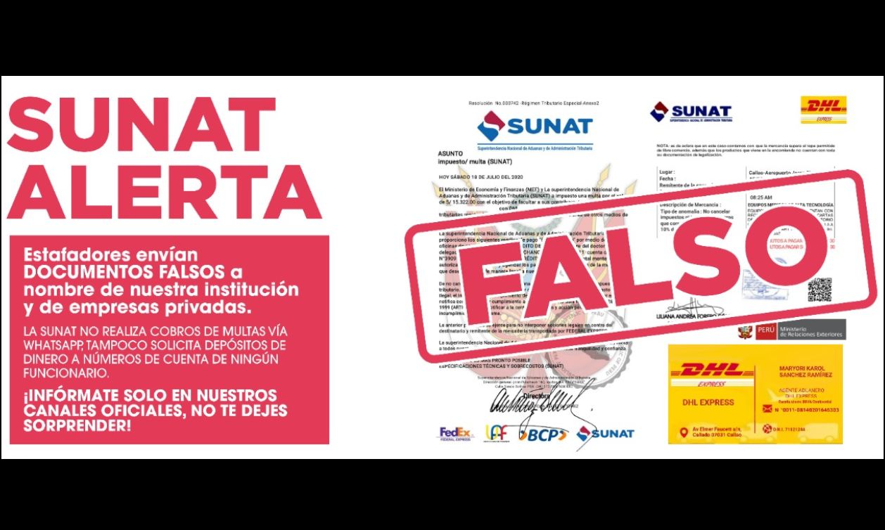 Sunat Alerta Sobre Nueva Modalidad De Estafa A Contribuyentes