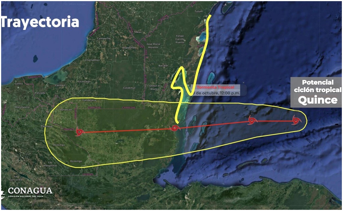 Tormenta Tropical Nadine Mantiene Lluvias En Quintana Roo Mara