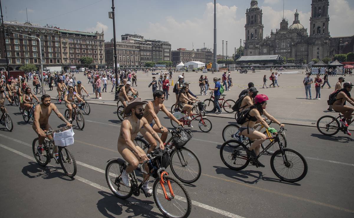 World Naked Bike Puebla Ciclistas Desnudos Rodaron Por La Ciudad