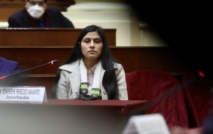 Yenifer Paredes No Asisti A La Comisi N De Fiscalizaci N Por El Caso