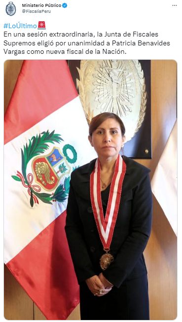 Liz Patricia Benavides Vargas Es La Nueva Fiscal De La Naci N Infobae