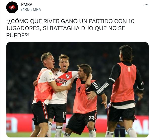 Los Mejores Memes Del Triunfo De River Plate Con 10 Hombres Rojo Y