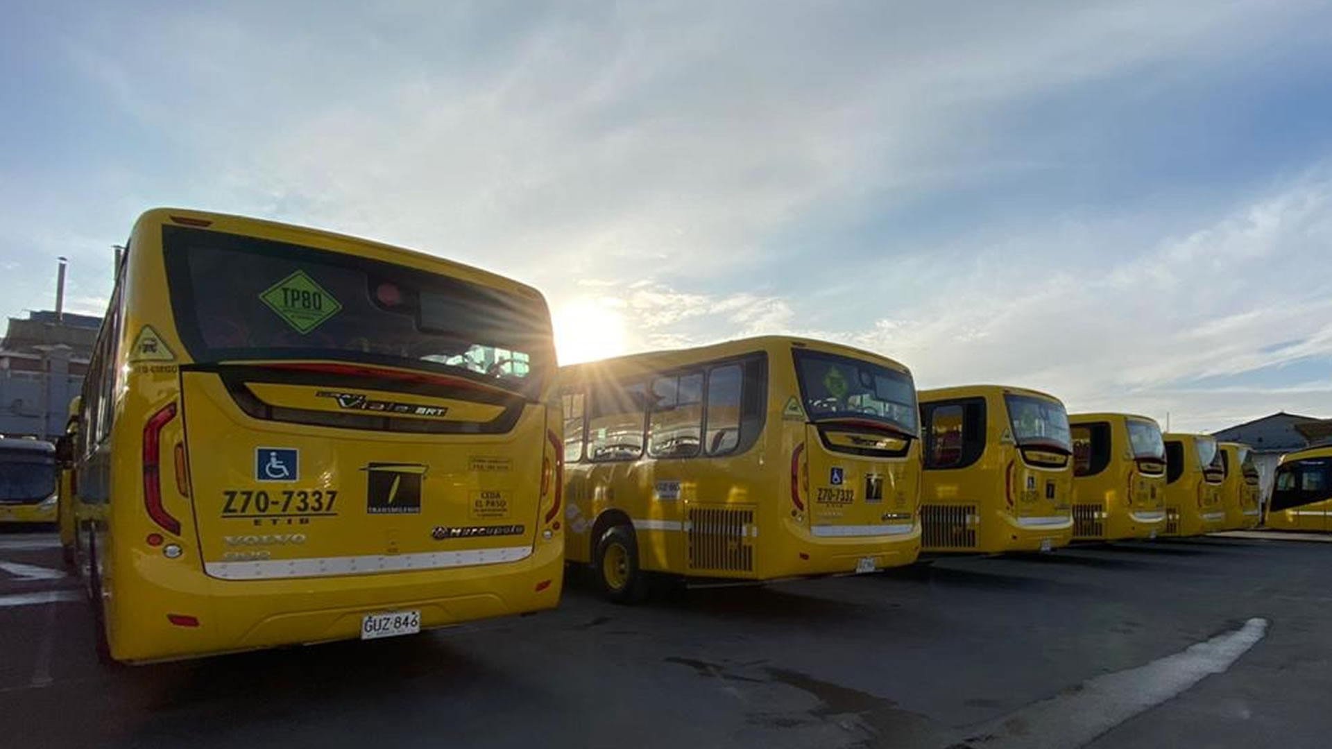 Los verá en Bogotá sepa por qué son amarillos los nuevos buses de