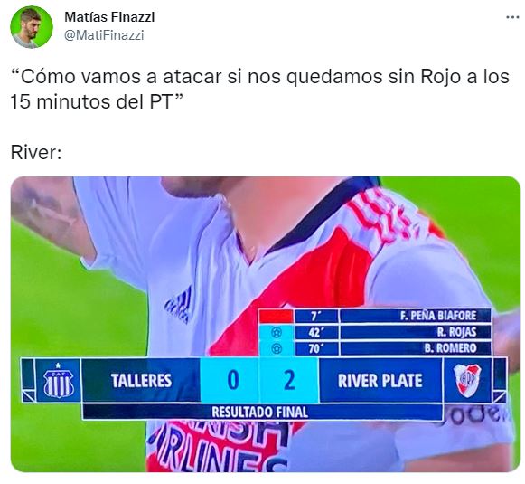 Los Mejores Memes Del Triunfo De River Plate Con 10 Hombres Rojo Y