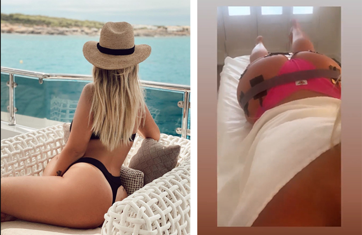 El secreto de Wanda Nara mostró el tratamiento que se hace en la cola