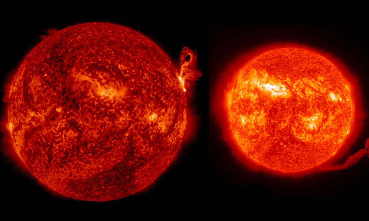 Llamarada Solar Gigante De La Nasa