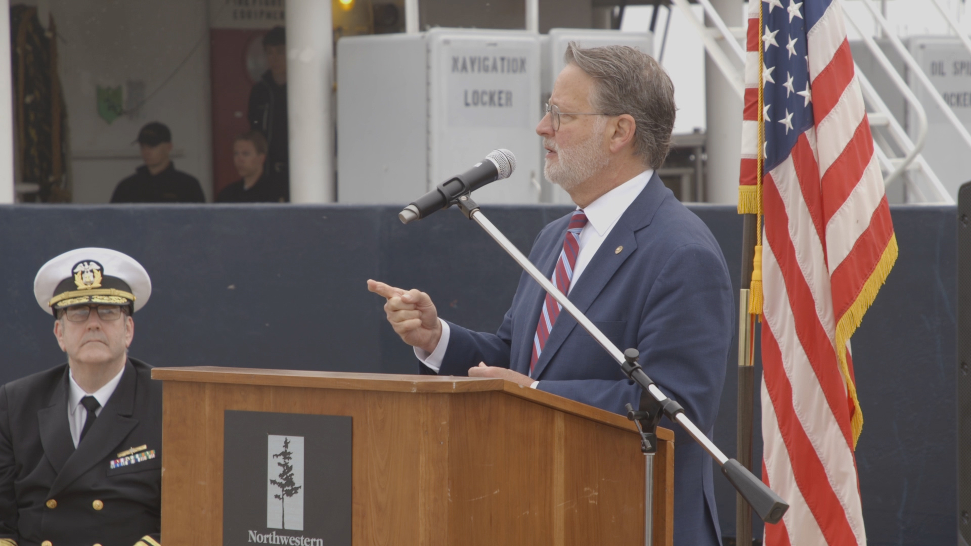 Sen. Gary Peters receives Willard J. Smith Meritorious Award for passing CADETS Act