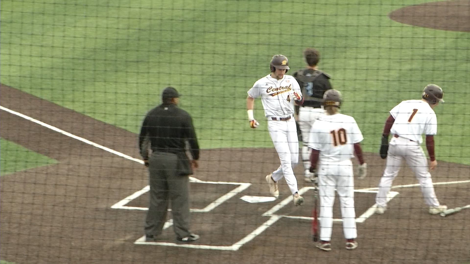 The Central Michigan Chippewas scored 19 runs in their non-conference win over Grace Christian.