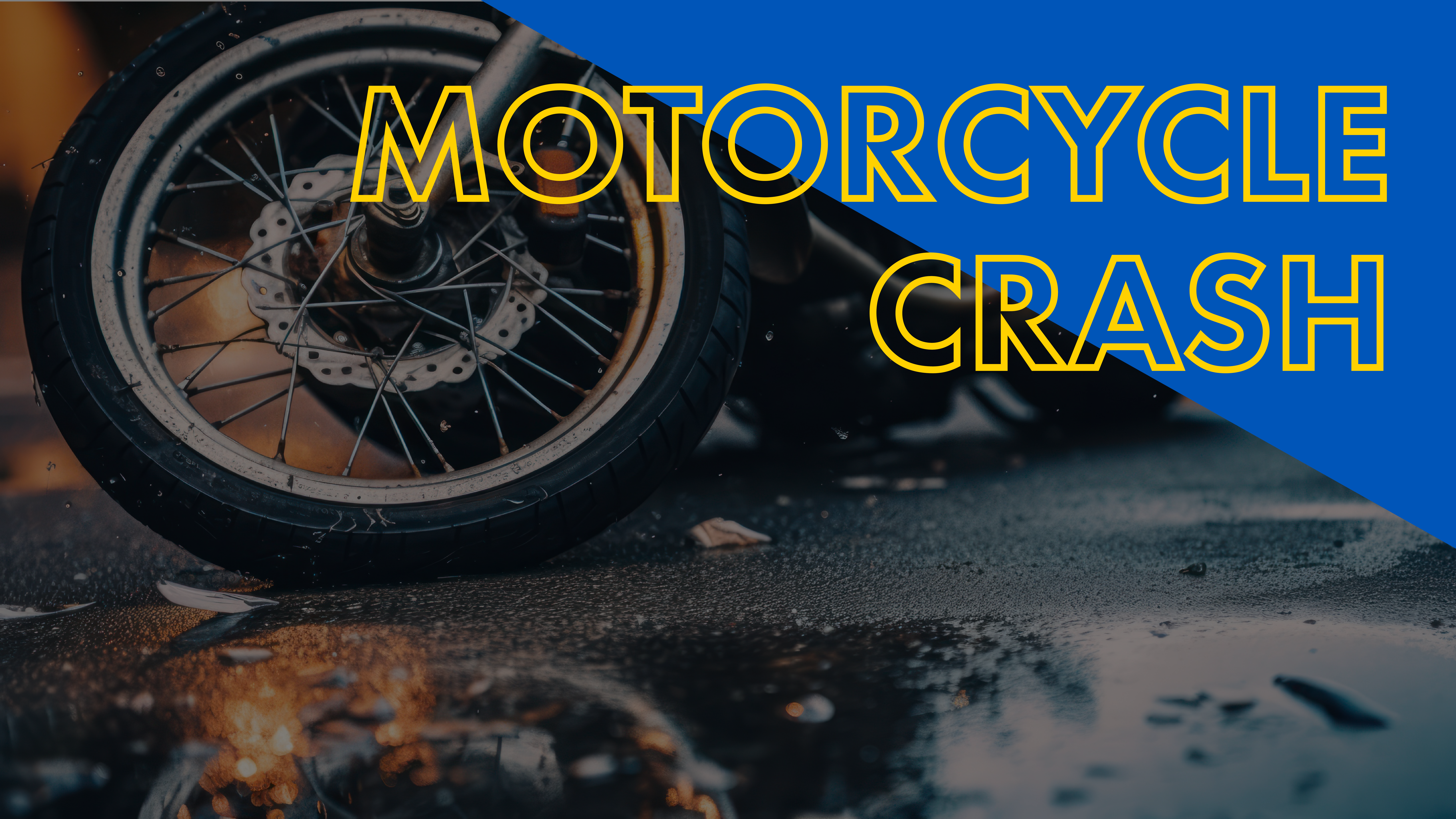 Motorcyclist in serious condition after crash