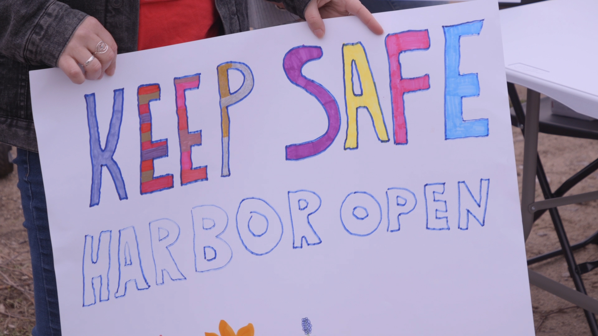 Housing advocates gather as Safe Harbor closes for the season