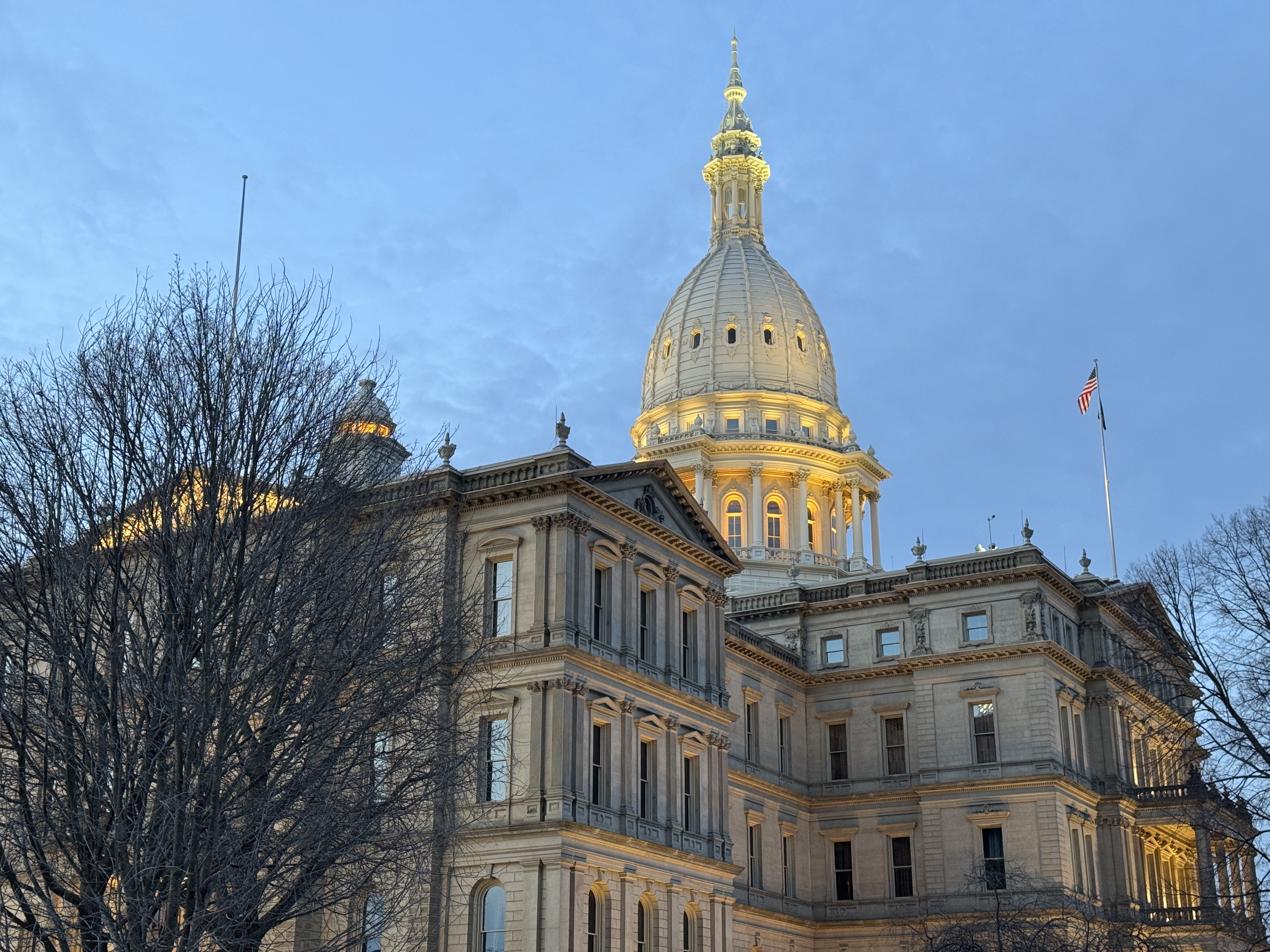 The Michigan State Capitol.