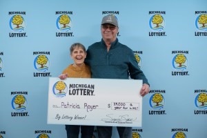 Patricia Royer, of Escanaba. By Michigan Lottery