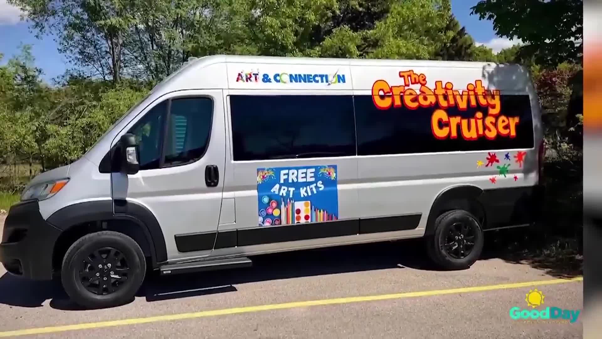 Art & Connection brings art supplies on the road with Creativity Cruiser