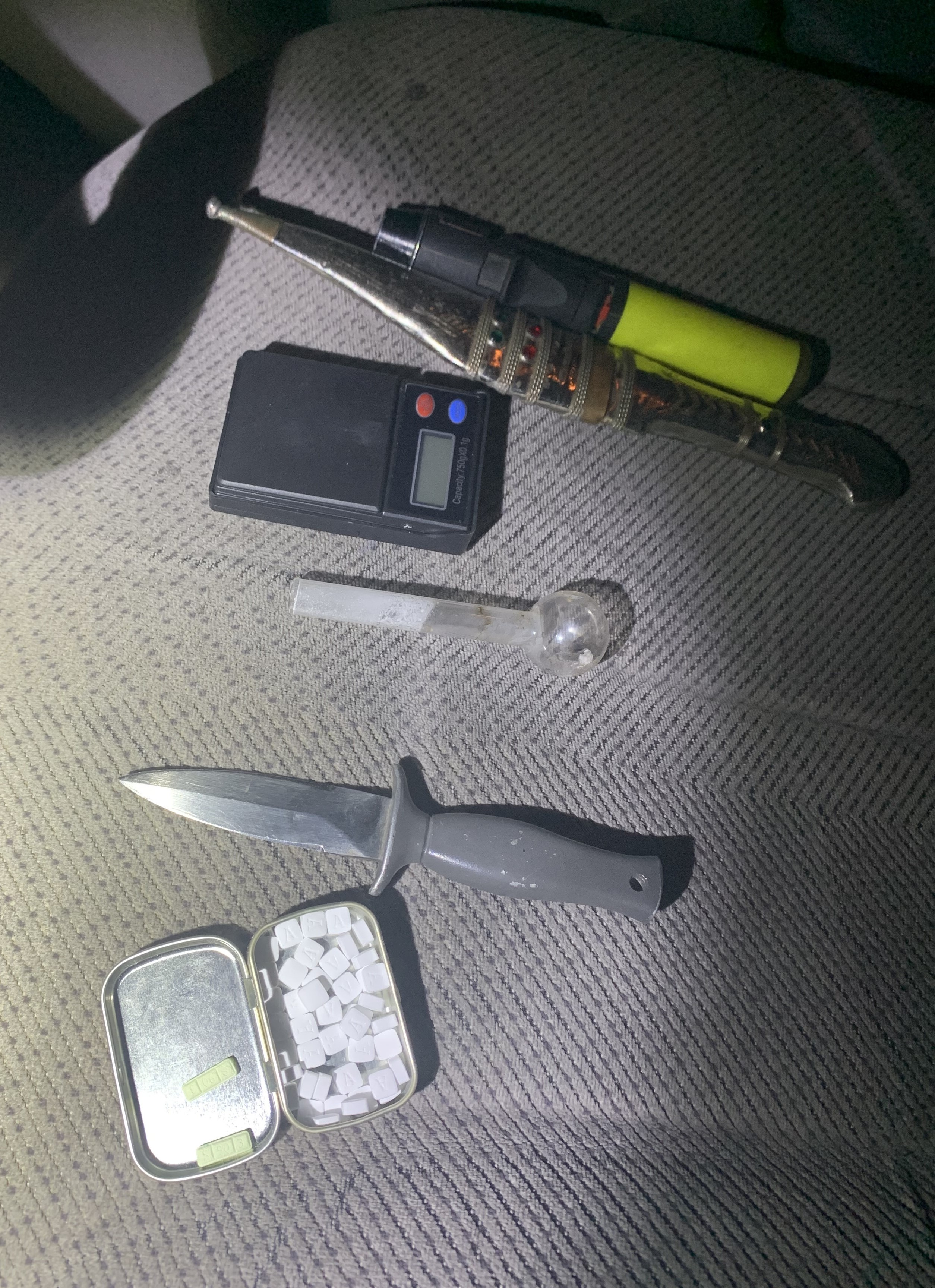 Report of man sleeping in truck leads to meth, heroin, concealed weapon arrest