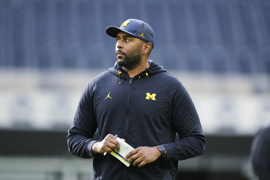 Michigan fires head football coach Sherrone Moore for cause, Moore ...