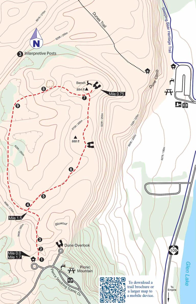 One of the maps featured in the new trail guide