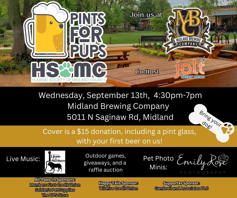 Pints for Pups Sept. 13