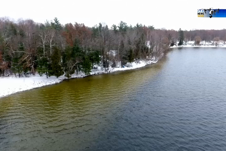 Northern Michigan from Above Chippewa Lake in Mecosta County