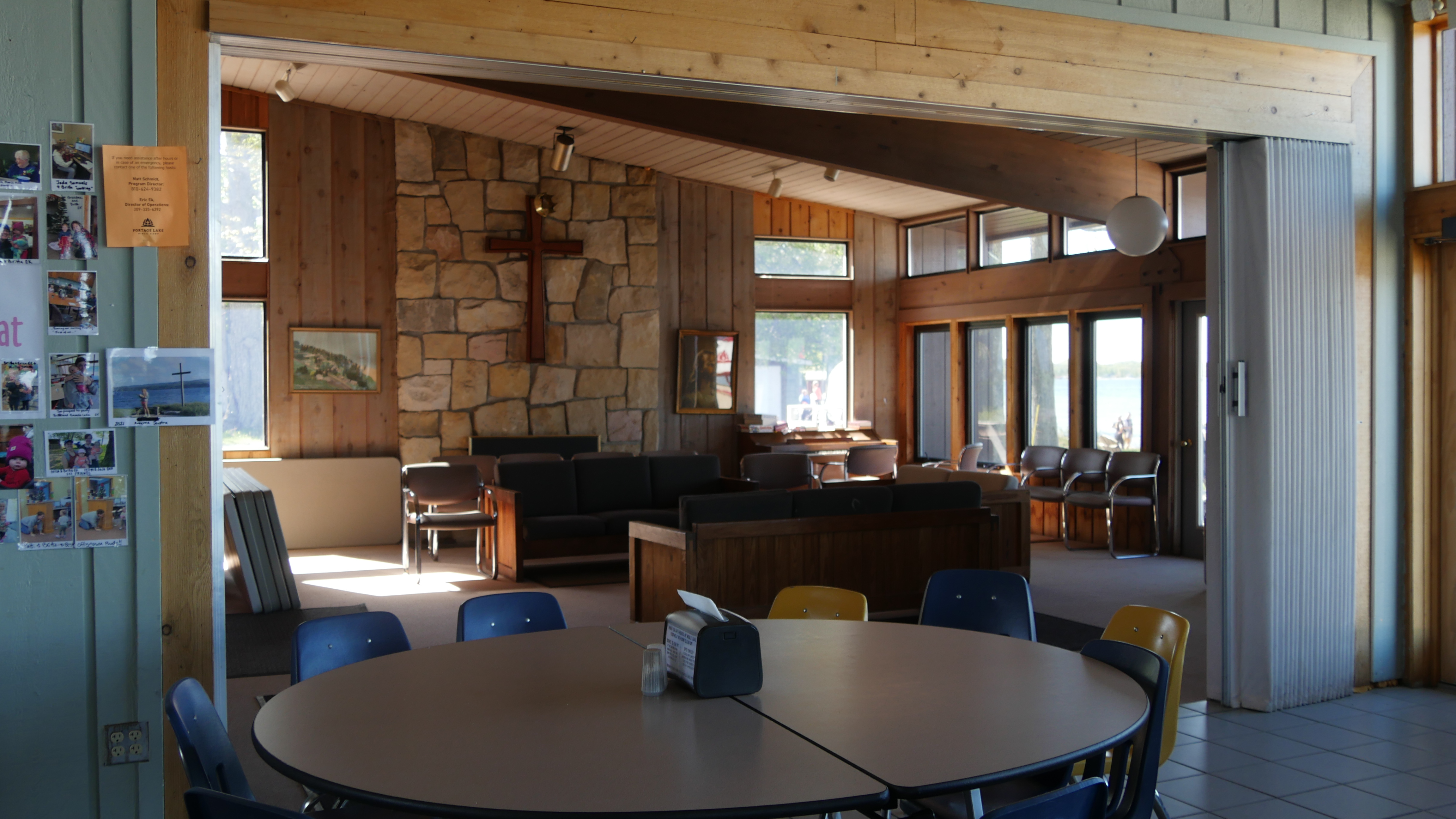 Portage Lake Bible Camp will say goodbye to its dining hall, a 57-year-old landmark, as it plans to construct a new facility for year-round use.