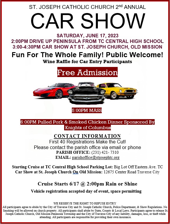 St. Joseph Catholic Church 2nd Annual Car Show