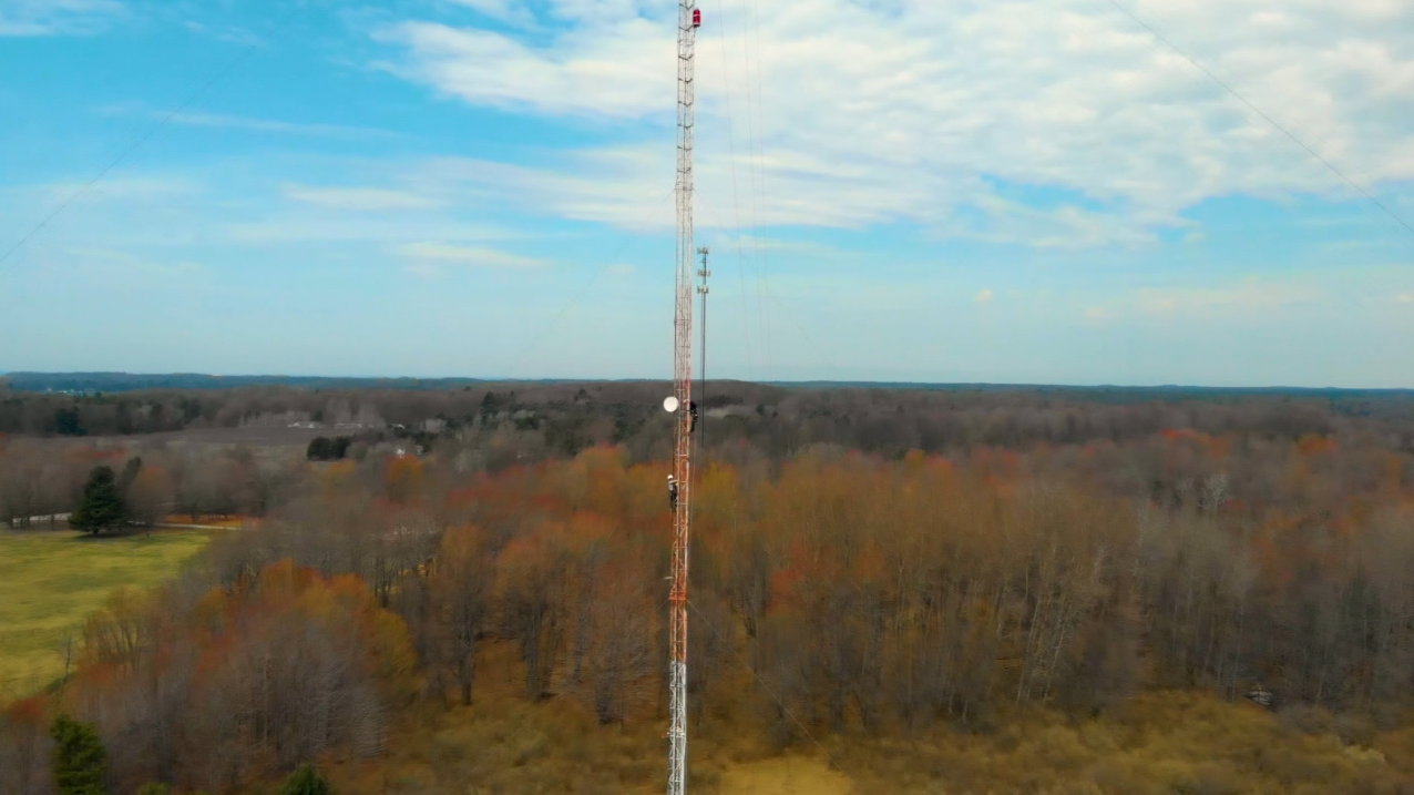 Northern michigan from above scottville tower 9 10 news