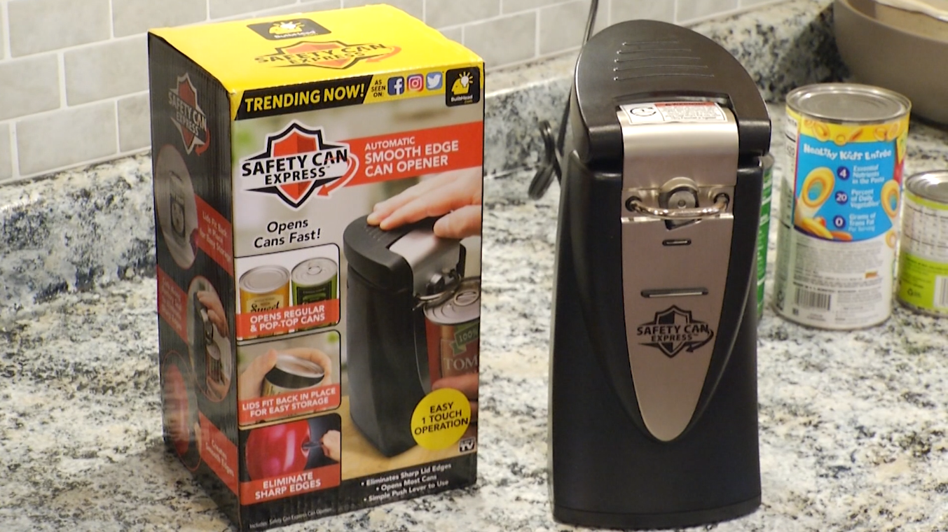 Bulbhead Safety Can Express Can Opener, Automatic, Smooth Edge