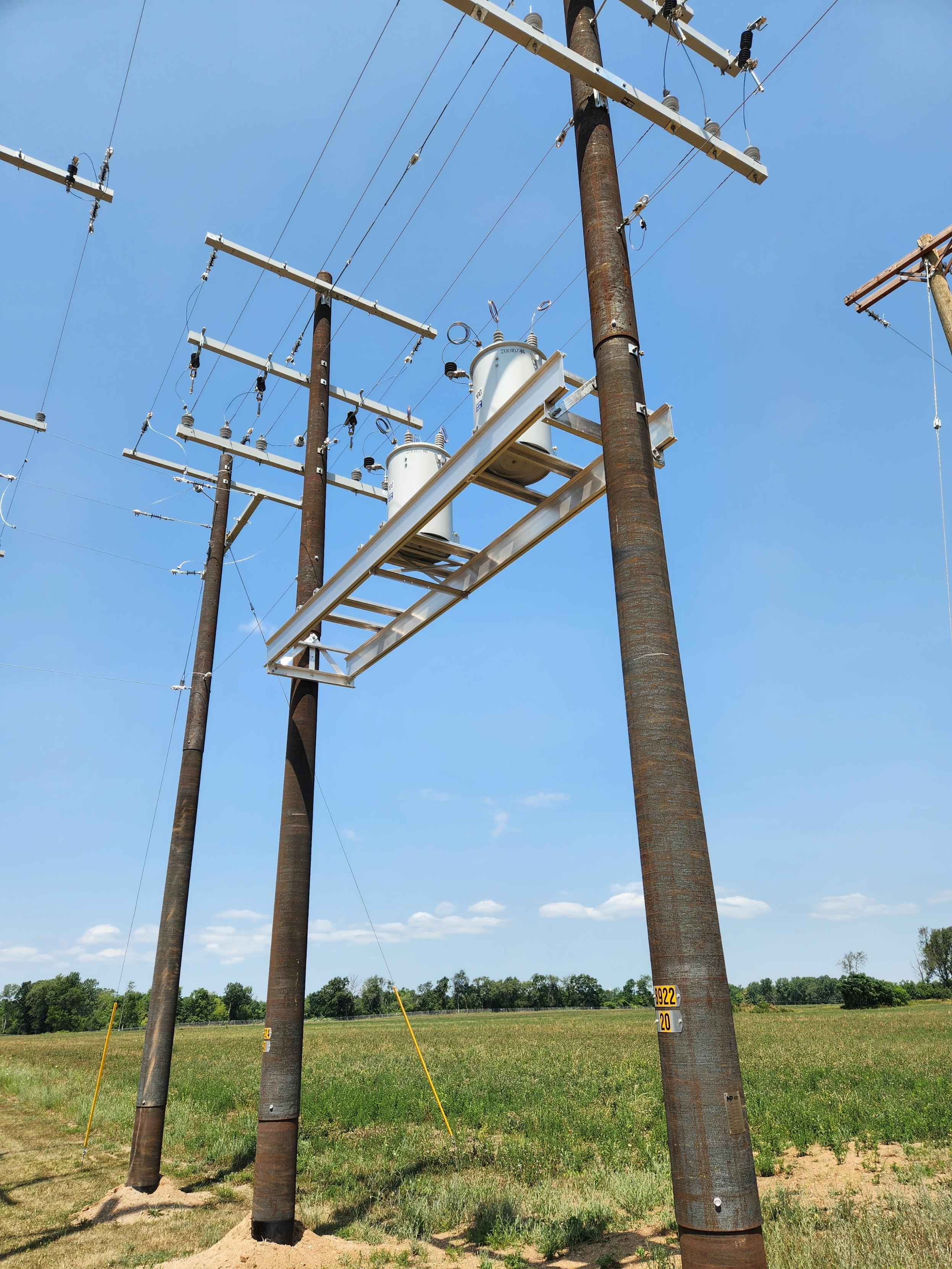 Consumers Energy Iron Poles