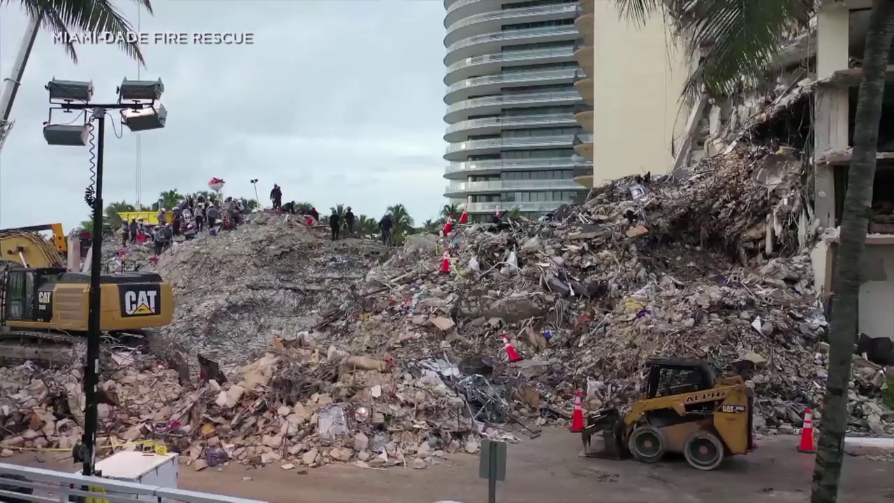Hurricanes Threaten Rescue Effort At Collapsed Florida Condo ...