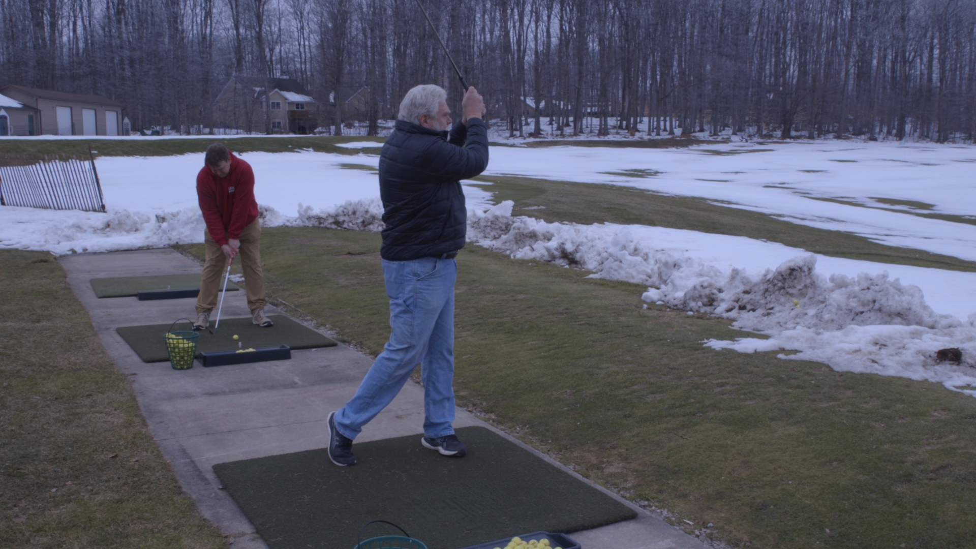 Bay Meadows Family Golf Course opens driving range as lack of snow brings opportunity