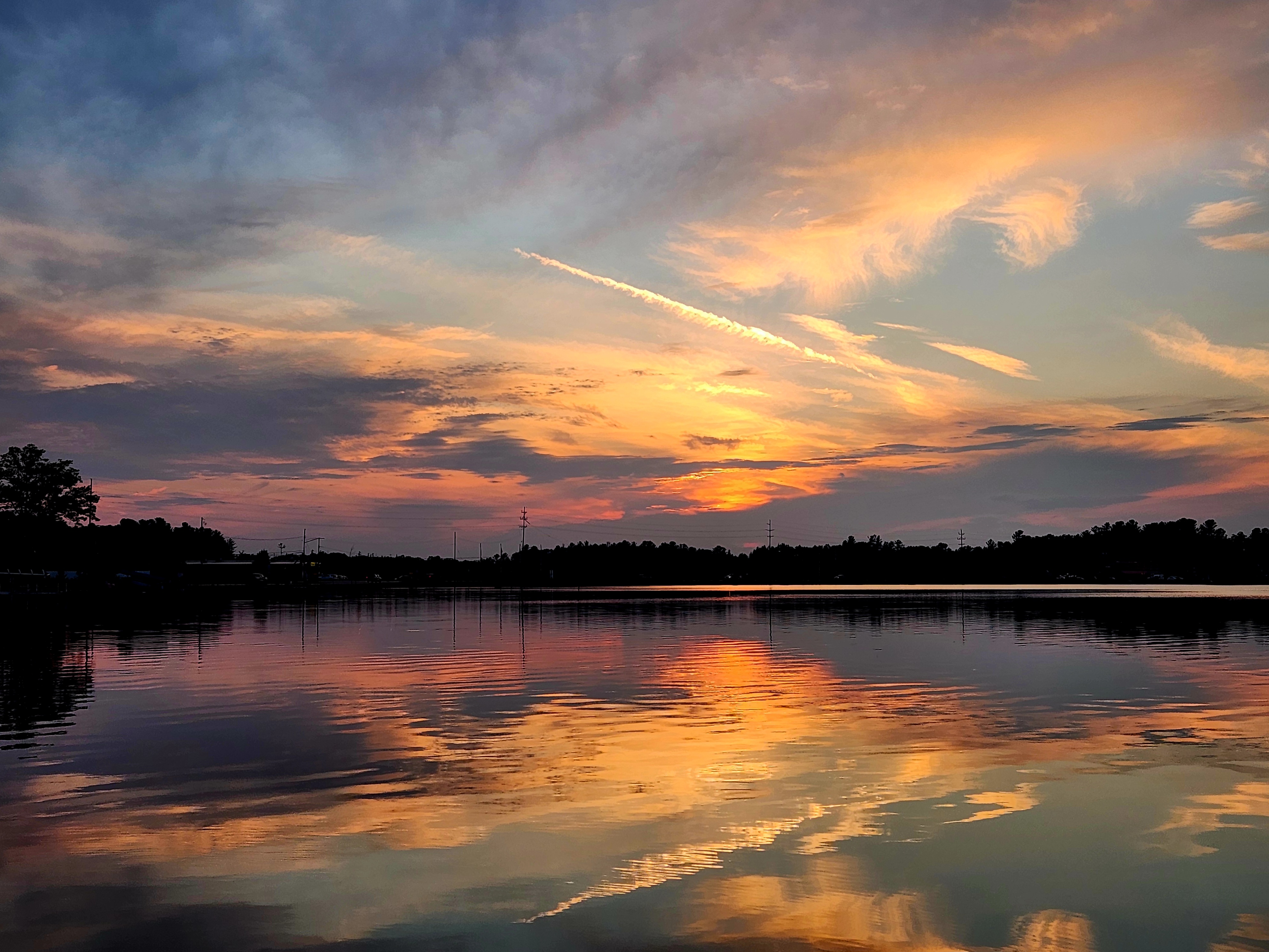 Last day of summer sunset