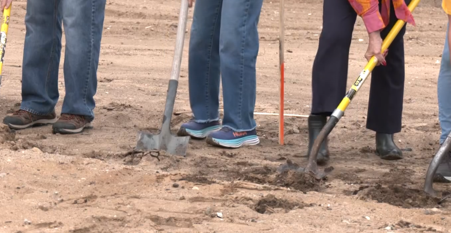 Manton breaks ground on new public library building project