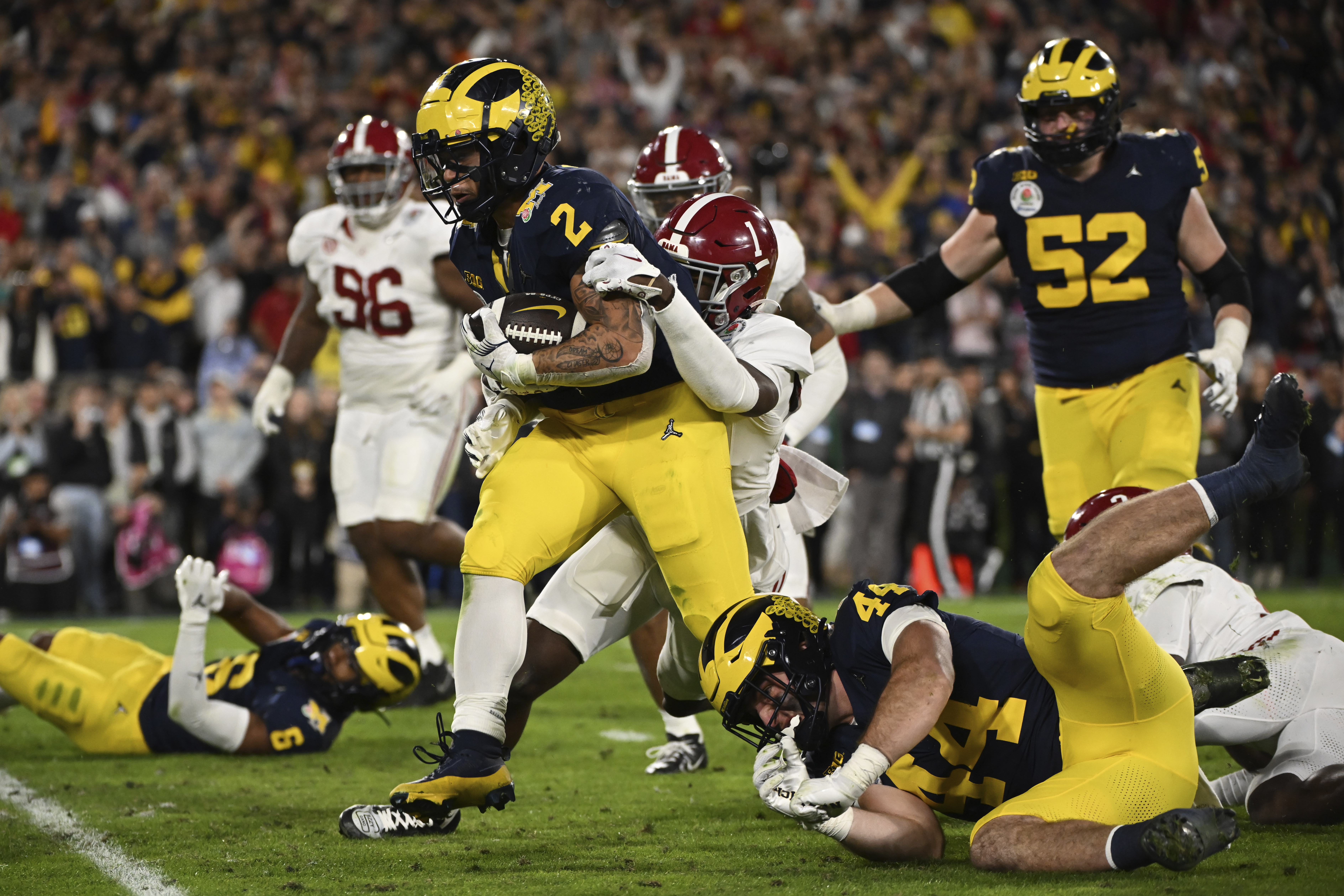 Michigan beats Alabama 27 20 in overtime on Blake Corum s TD run