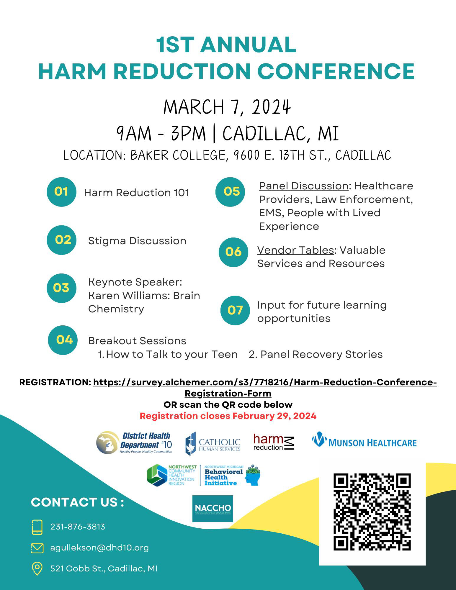 Harm Reduction Conference flyer