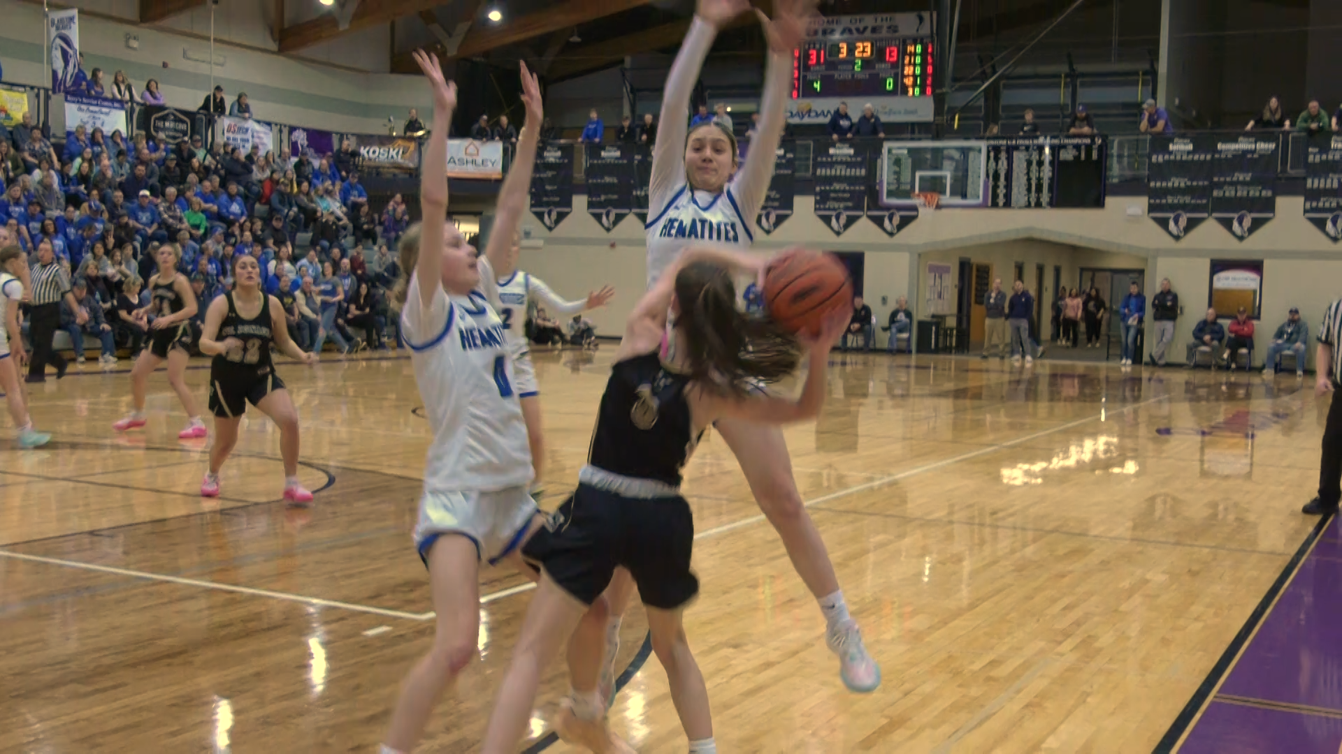 St. Ignace girls basketball eliminated in quarterfinals by Ishpeming