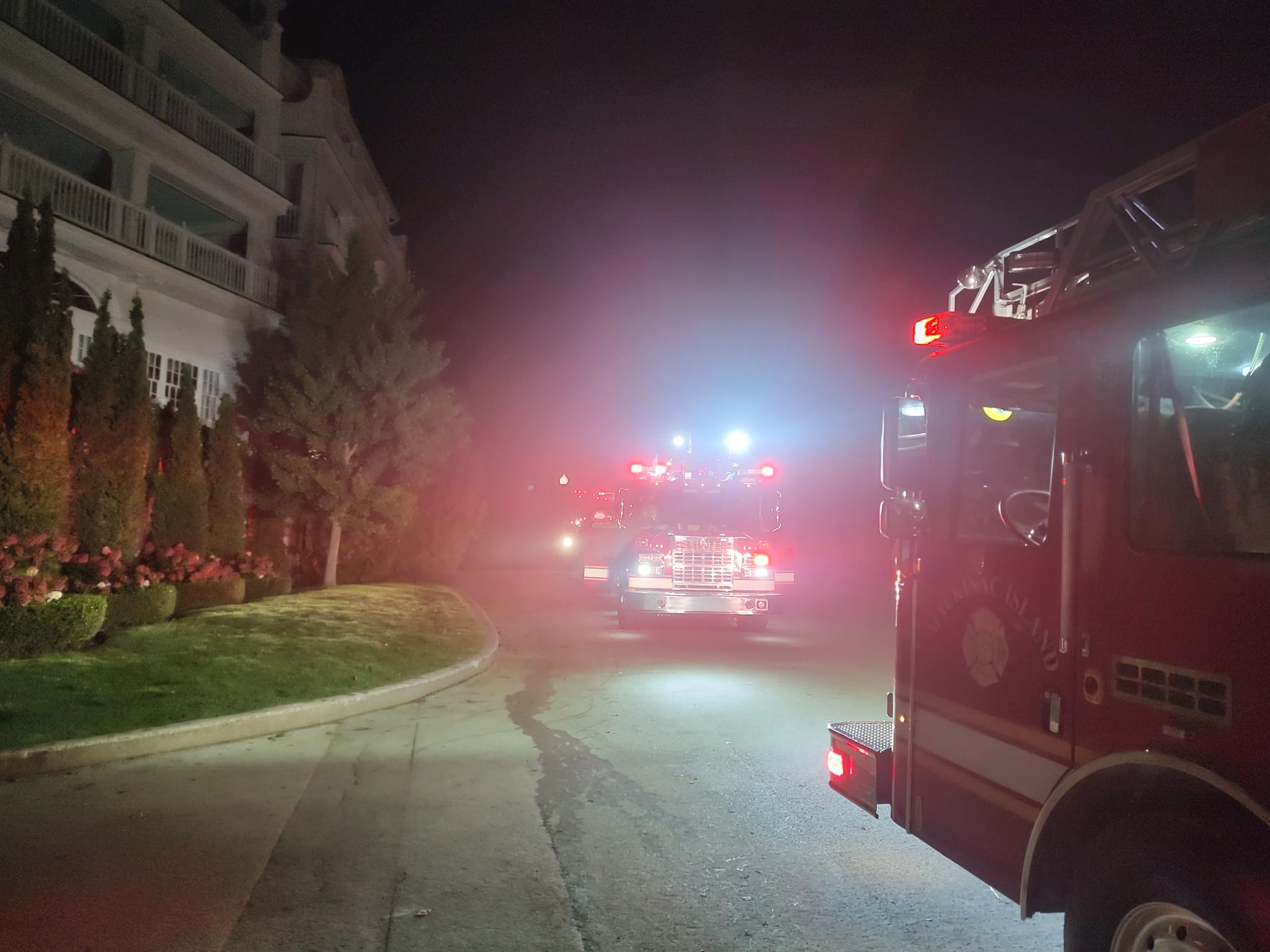Mackinac Island Fire Department responds to kitchen fire at Grand Hotel