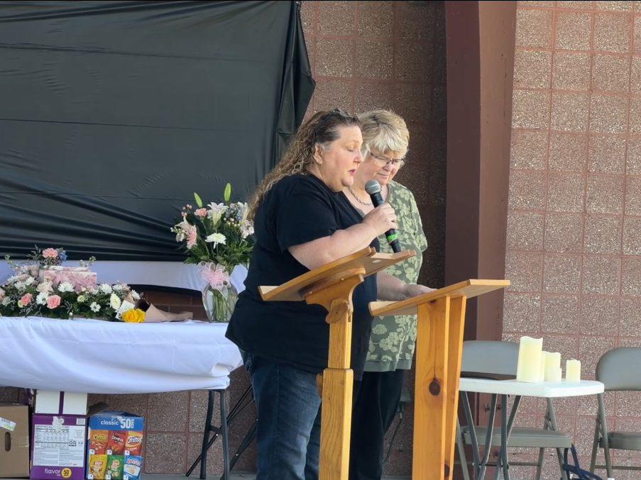 Memorial service held for Rebecca Park and unborn child in Cadillac