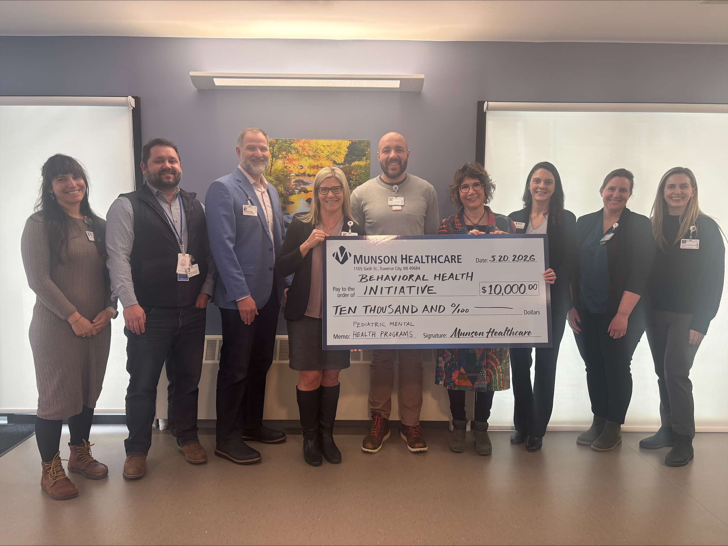 Munson Healthcare commits $10,000 to Northern Michigan youth mental health services