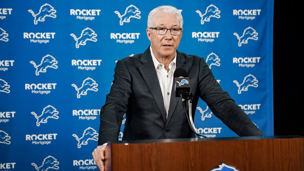 Rod Wood announces retirement as Detroit Lions president and CEO