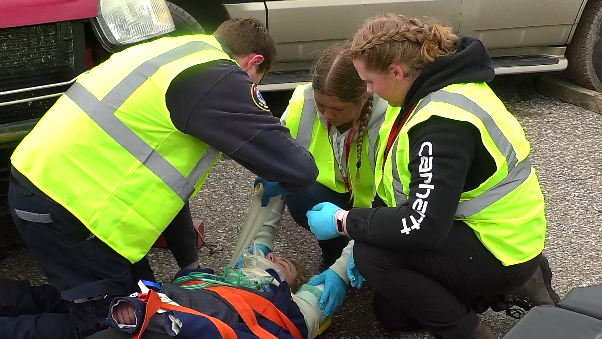 LSSU students in nursing, EMS and more train in simulated emergency