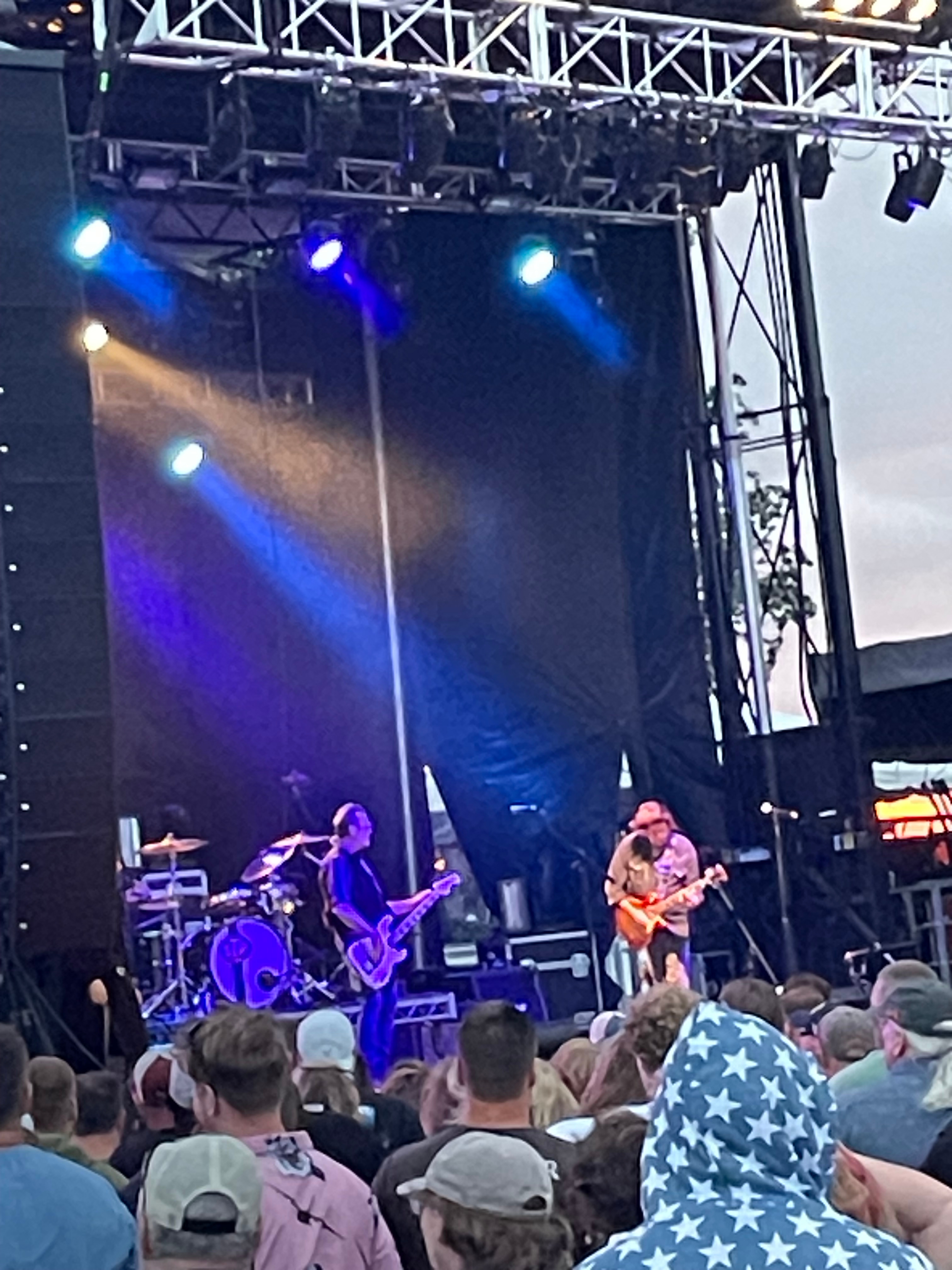 Stone Temple Pilots concert first night at the cherry festival.  It was awesome.