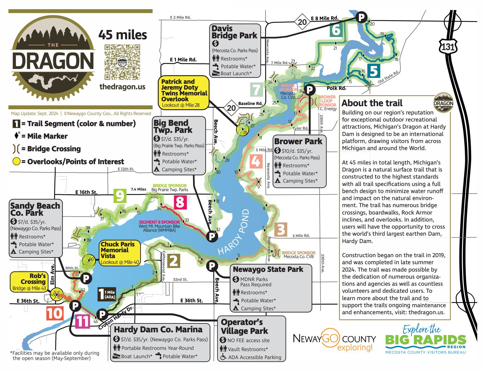 Dragon Trail at Hardy Dam officially opens this weekend