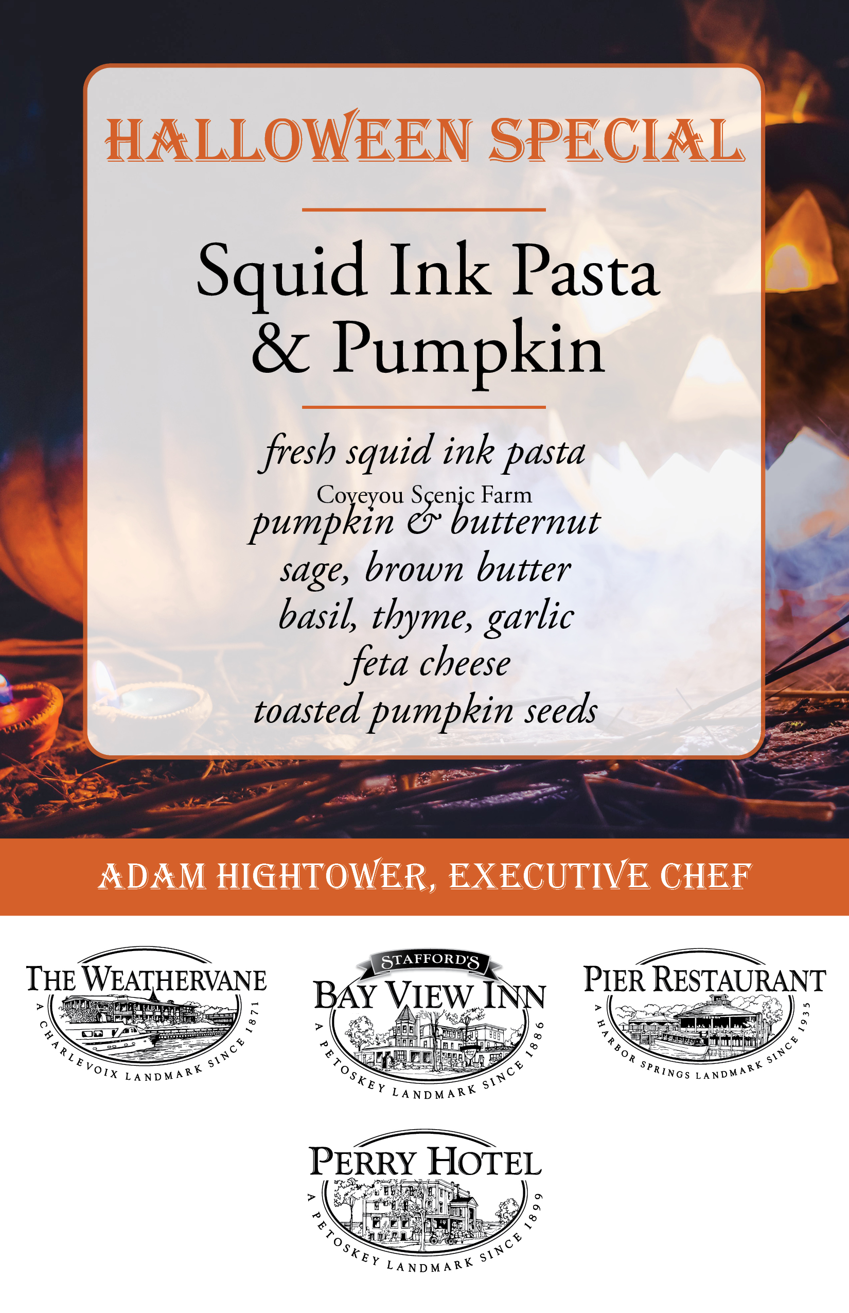 Chef Adam - Halloween Menu