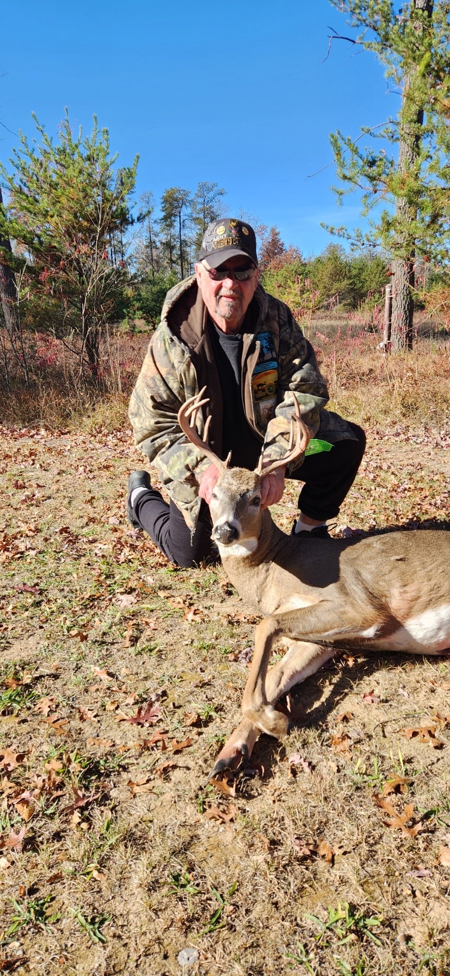 Finally got my biggest buck. 
11 points, in Crawford County. The excitement when I thought it was an 8 point, but counted 11 when We tracked him down. 