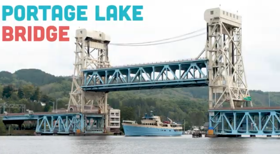 Portage Lake bridge