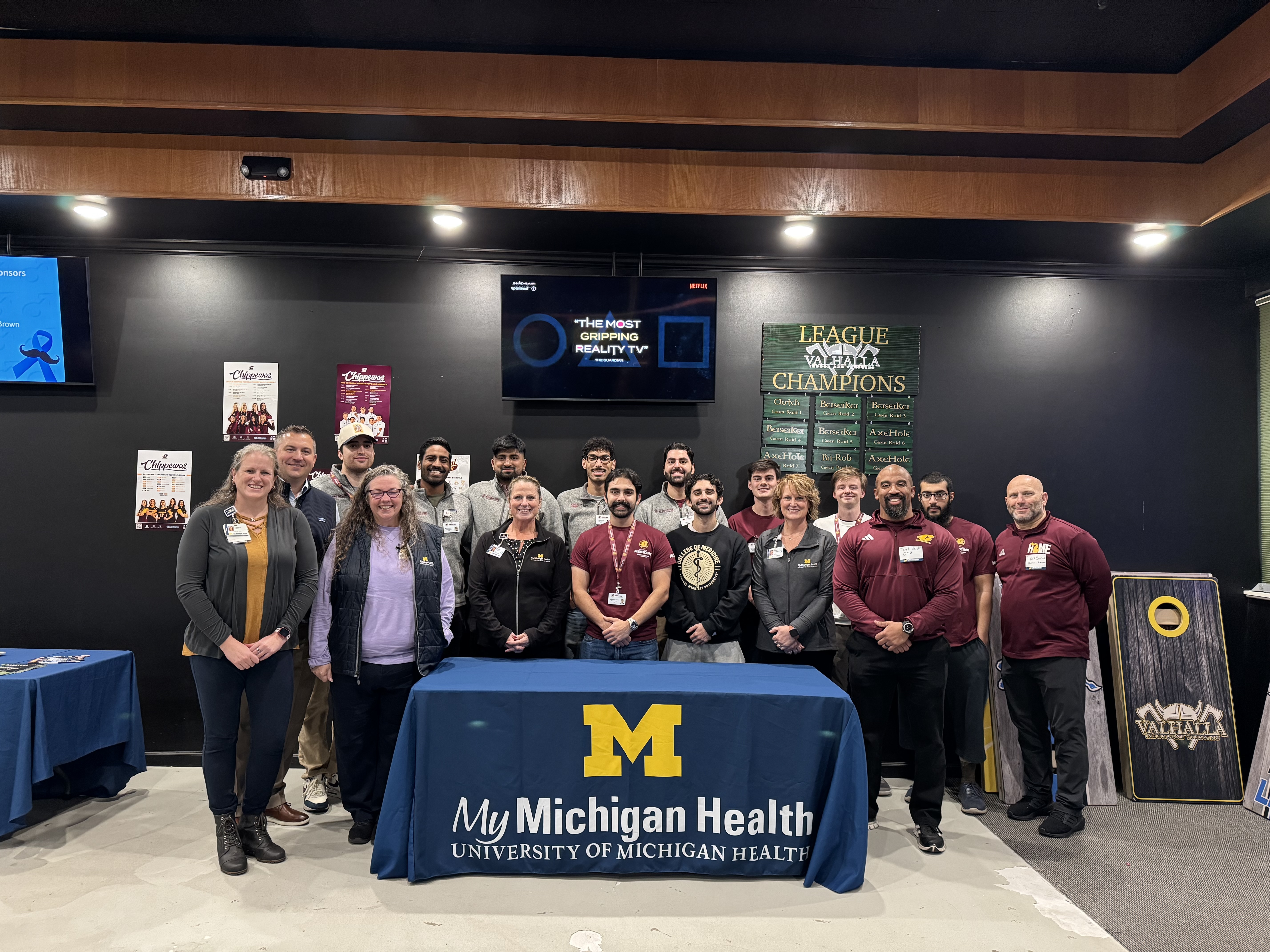 Axe throwing event raises funds for men’s health in Mt. Pleasant ...